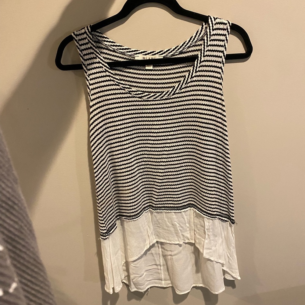 Francesca’s striped tank top, size small